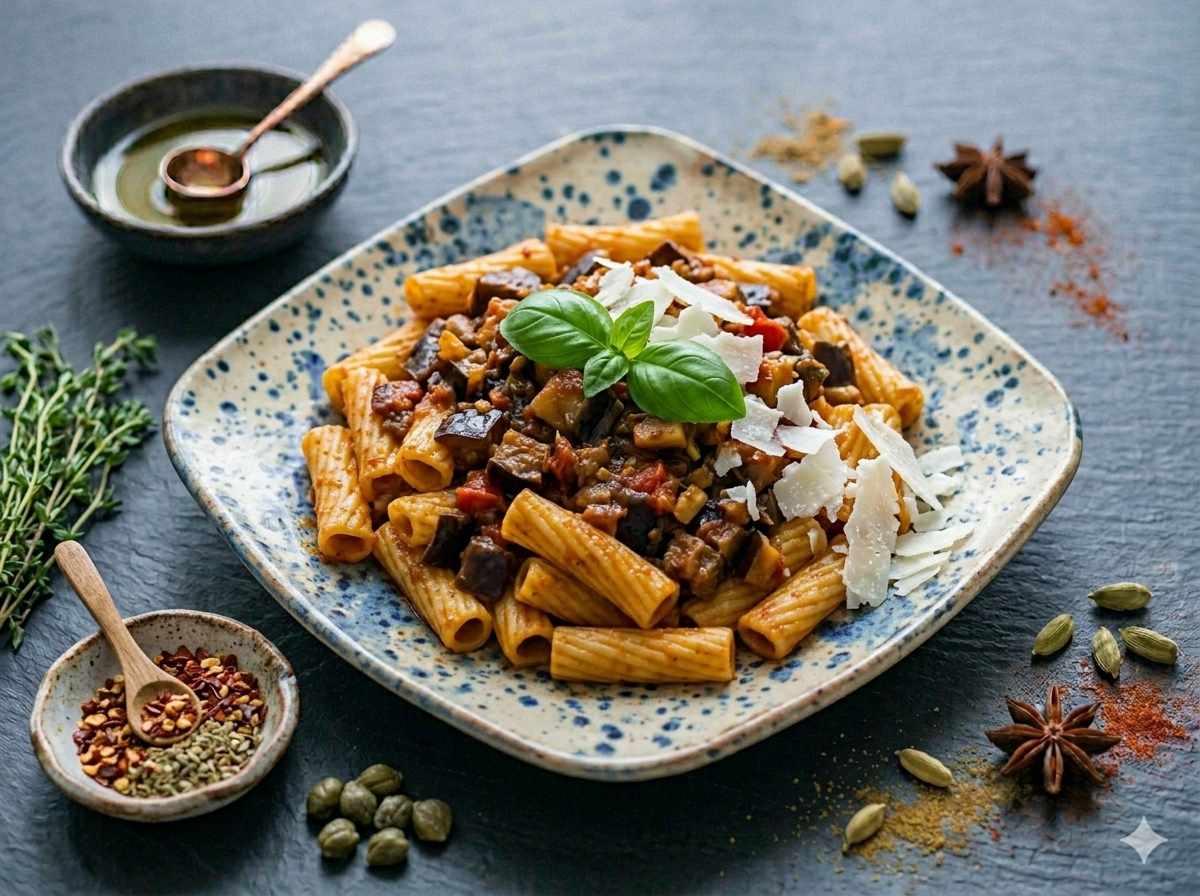 Pasta al Sugo di Melanzane