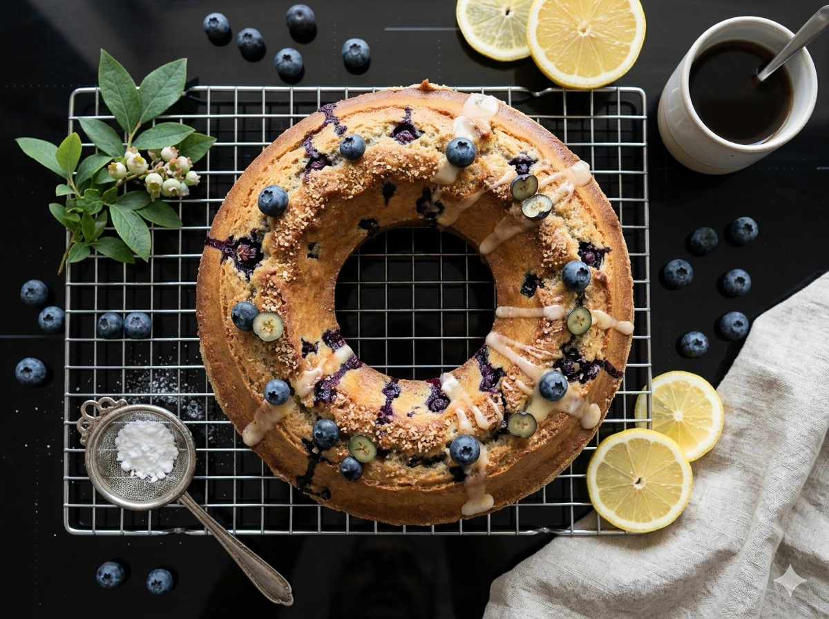 Ciambellone ai Mirtilli