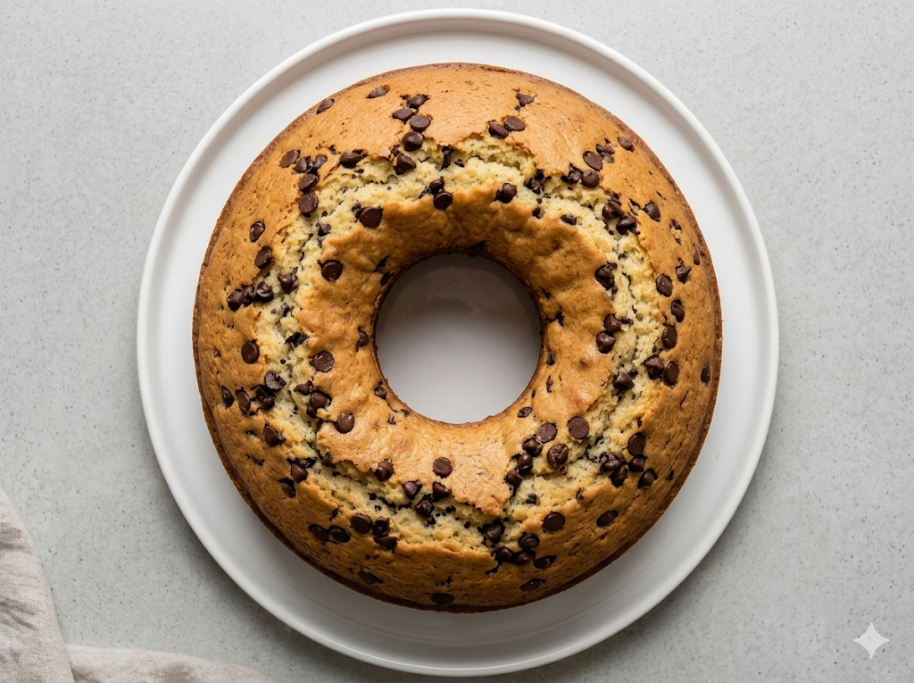 Ciambellone con Gocce di Cioccolato