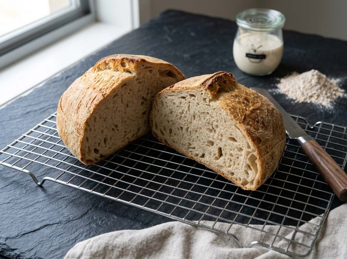 Pane Semintegrale con Lievito Madre Liquido